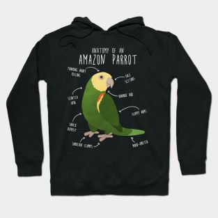 Amazon Parrot Anatomy Hoodie